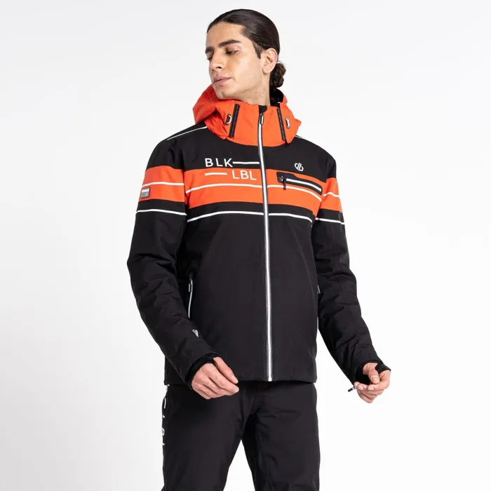 Dare 2b Insulated Jackets Outlier II Ski Jacket Black Infrared 8211 Men
