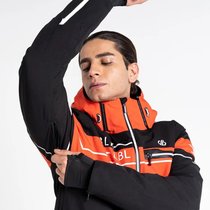 Dare 2b Insulated Jackets Outlier II Ski Jacket Black Infrared 8211 Men