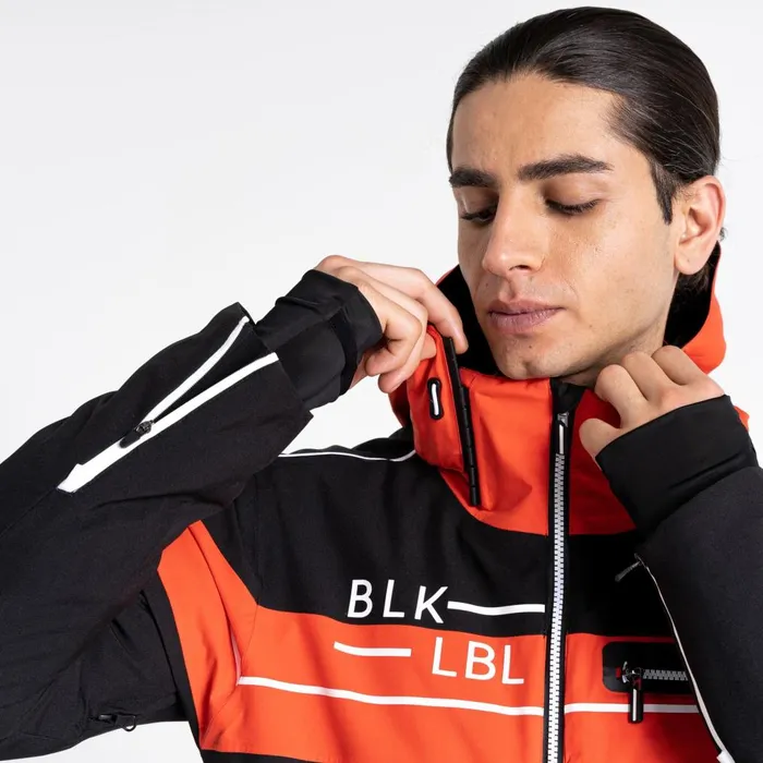 Dare 2b Insulated Jackets Outlier II Ski Jacket Black Infrared 8211 Men
