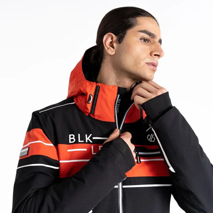 Dare 2b Insulated Jackets Outlier II Ski Jacket Black Infrared 8211 Men