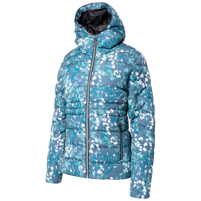 Dare 2b Insulated Jackets Reputable II Puffer Jacket Canton Green Animal Print 8211 Women