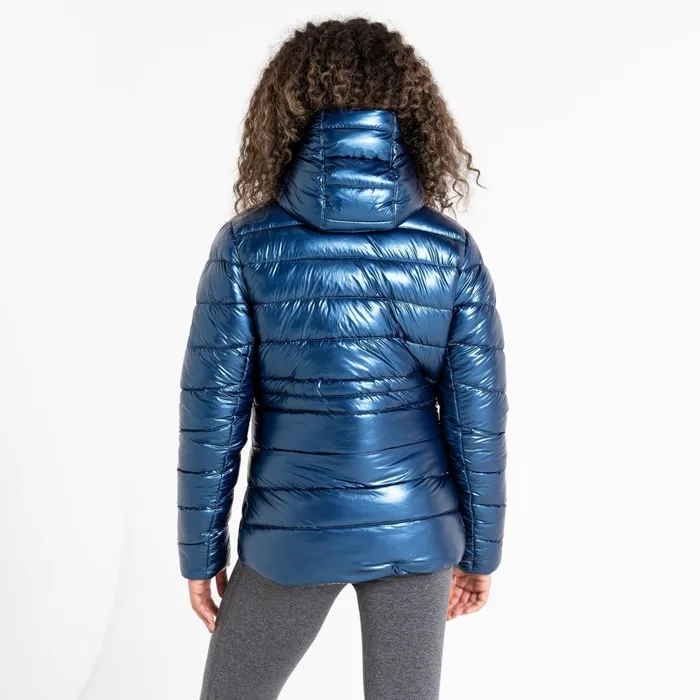 Dare 2b Insulated Jackets Reputable II Puffer Jacket Moonlight Denim Metallic 8211 Women