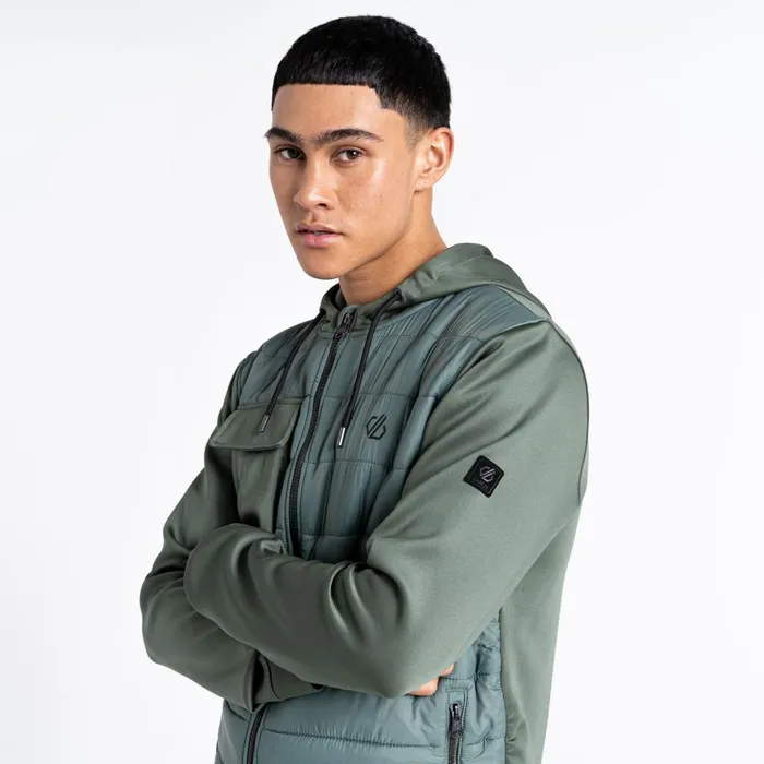 Dare 2b Insulated Jackets Sharp Hybrid Jacket Duck Green 8211 Men