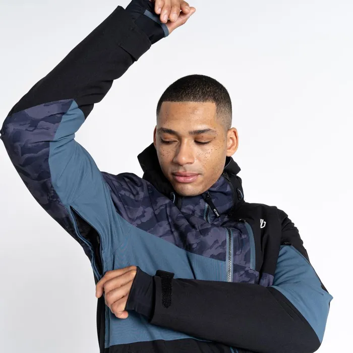Dare 2b Insulated Jackets Supernova II Ski Jacket Black Camo 8211 Men