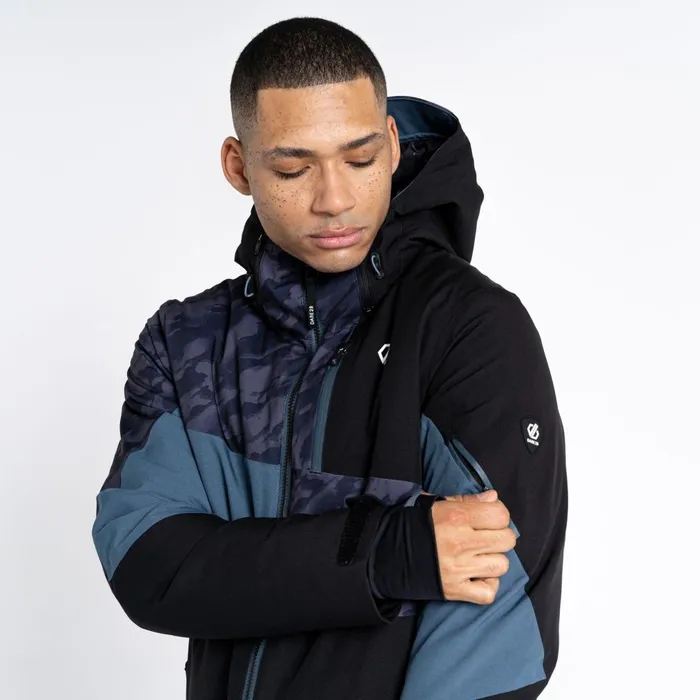 Dare 2b Insulated Jackets Supernova II Ski Jacket Black Camo 8211 Men