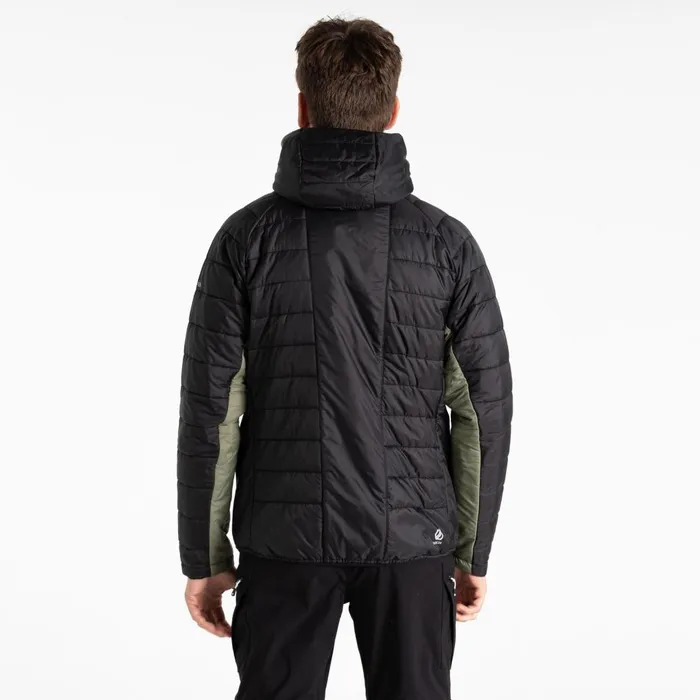 Dare 2b Insulated Jackets Touring II Baffled Jacket Black Olivine Green 8211 Men