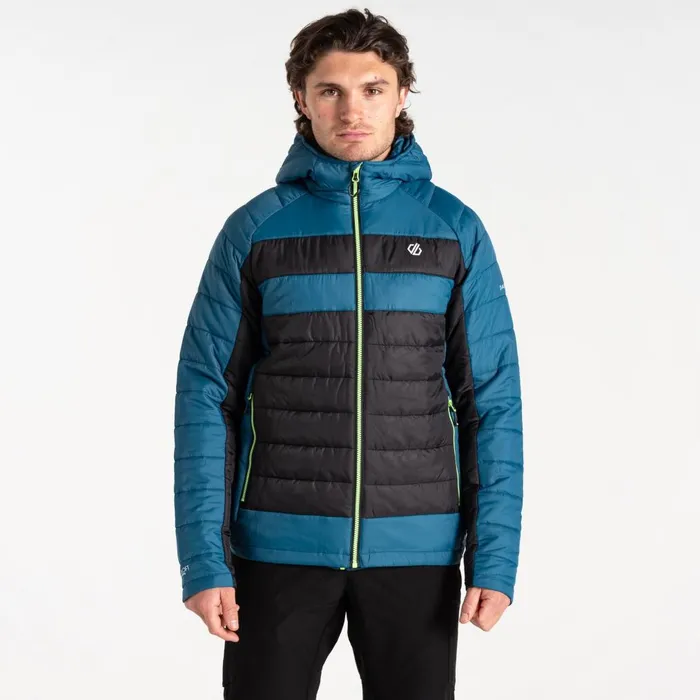 Dare 2b Insulated Jackets Touring II Baffled Jacket Kingfisher Blue Black 8211 Men Dare 2b Insulated Jackets Touring II Baffled Jacket Kingfisher Blue Black 8211 Men