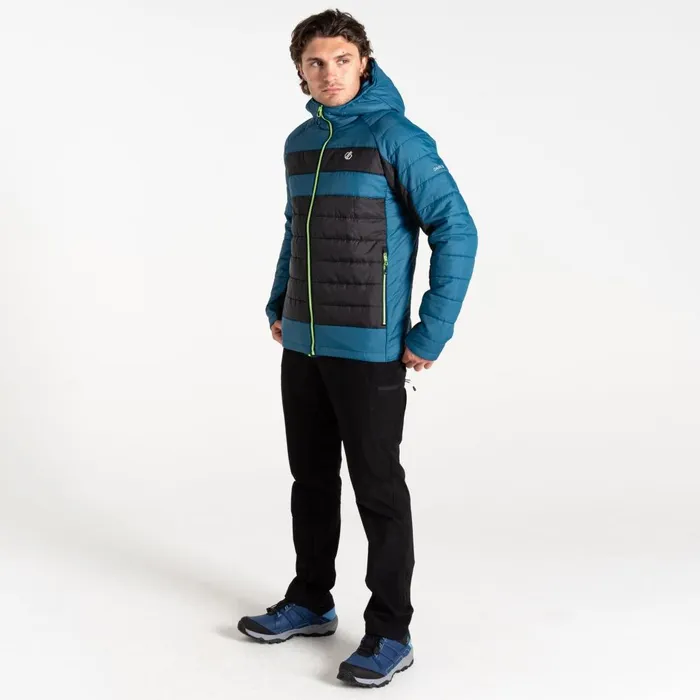 Dare 2b Insulated Jackets Touring II Baffled Jacket Kingfisher Blue Black 8211 Men