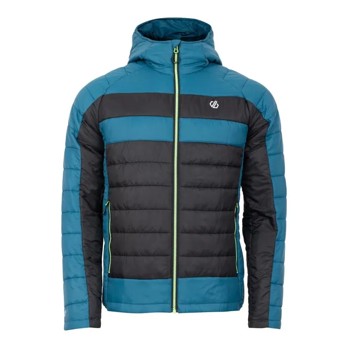 Dare 2b Insulated Jackets Touring II Baffled Jacket Kingfisher Blue Black 8211 Men
