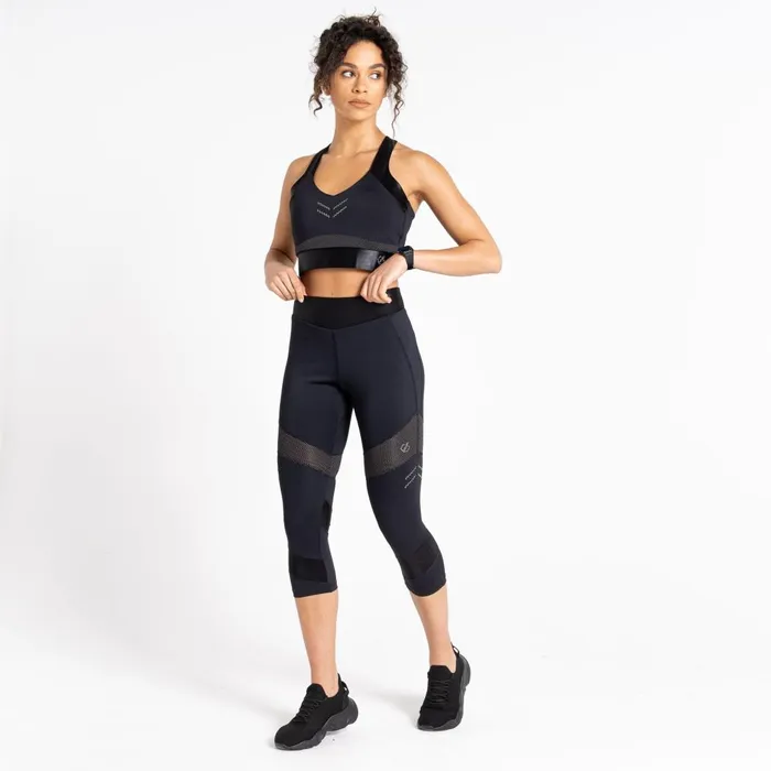 Dare 2b Leggings Born To Shine Recycled Lightweight 34 Leggings Black 8211 Women Dare 2b Leggings Born To Shine Recycled Lightweight 34 Leggings Black 8211 Women