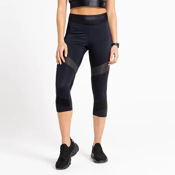 Dare 2b Leggings Born To Shine Recycled Lightweight 34 Leggings Black 8211 Women