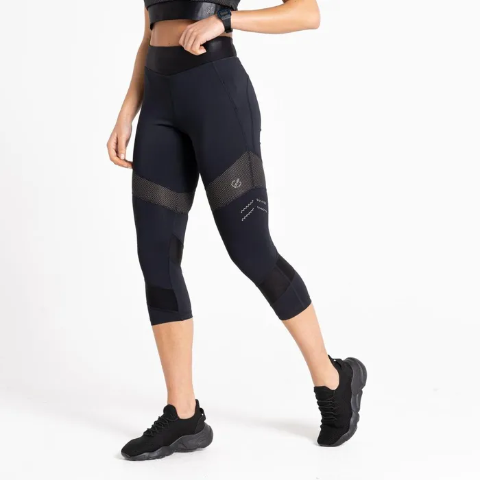 Dare 2b Leggings Born To Shine Recycled Lightweight 34 Leggings Black 8211 Women