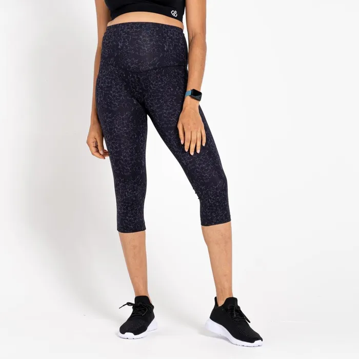 Dare 2b Leggings Influential Maternity 34 Tights Black Molecular Print 8211 Women