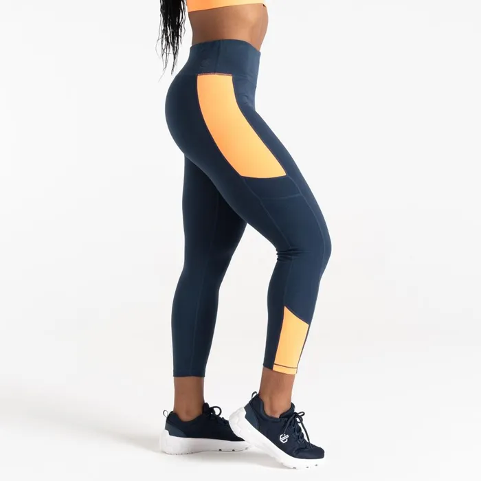 Dare 2b Leggings Move II Leggings Moonlight Denim Orange 8211 Women