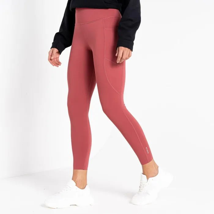 Dare 2b Leggings Power HighWaisted Leggings Earth Rose 8211 Women