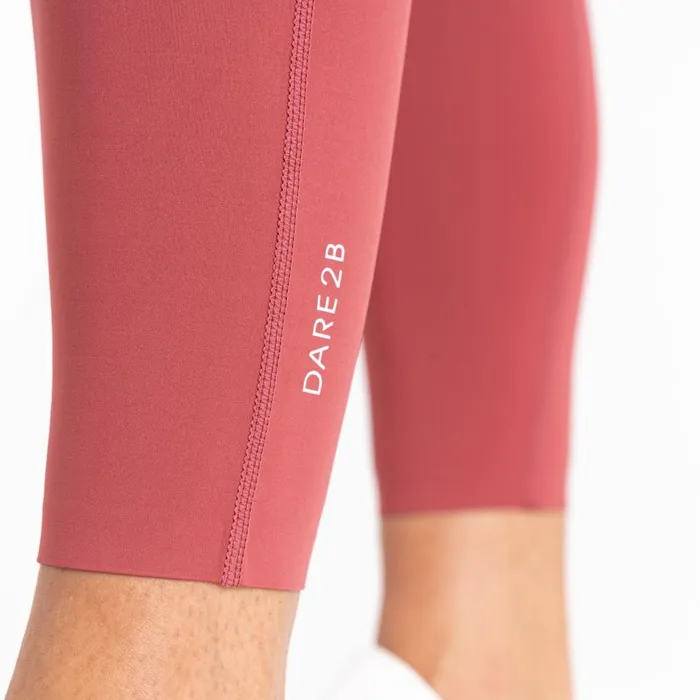 Dare 2b Leggings Power HighWaisted Leggings Earth Rose 8211 Women