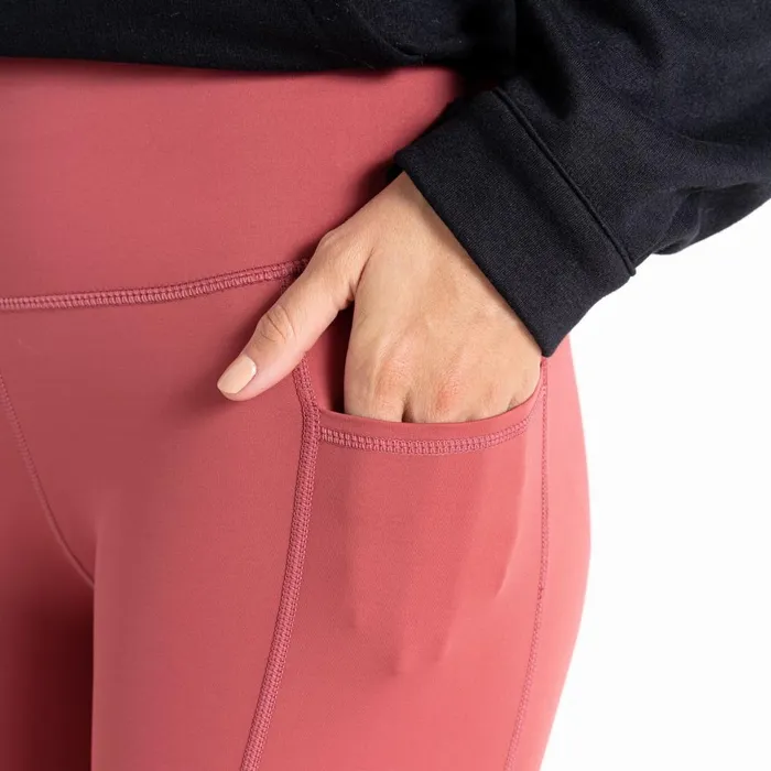 Dare 2b Leggings Power HighWaisted Leggings Earth Rose 8211 Women