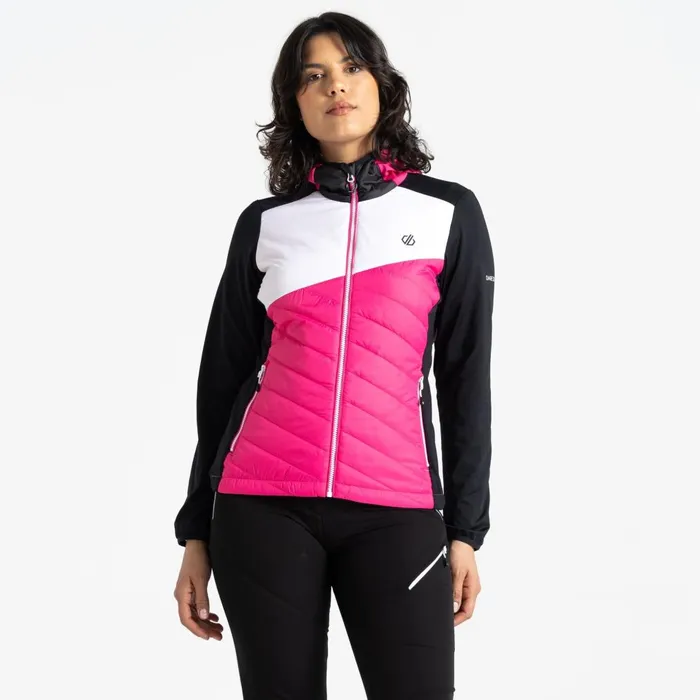 Dare 2b Lightweight Jackets Ascending Hybrid Pure Pink White 8211 Women