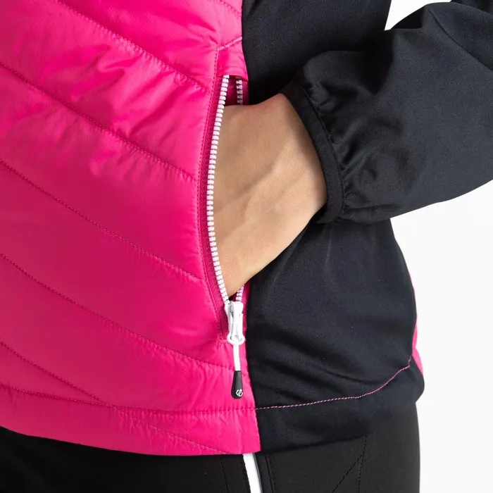 Dare 2b Lightweight Jackets Ascending Hybrid Pure Pink White 8211 Women