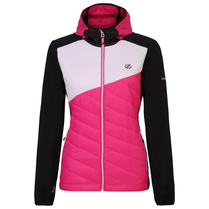Dare 2b Lightweight Jackets Ascending Hybrid Pure Pink White 8211 Women