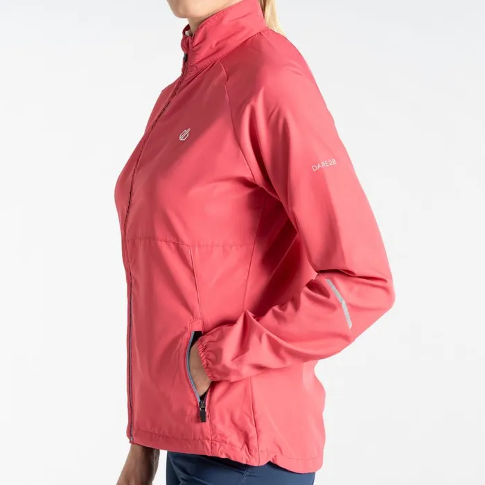 Dare 2b Lightweight Jackets Resilient III Windshell Jacket Sorbet Pink 8211 Women