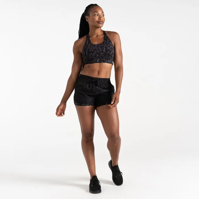 Dare 2b Shorts Sprint Up 2in1 Shorts Black Dash Animal Print 8211 Women