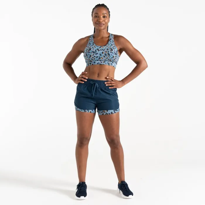 Dare 2b Shorts Sprint Up 2in1 Shorts Moonlight Denim Animal Print 8211 Women
