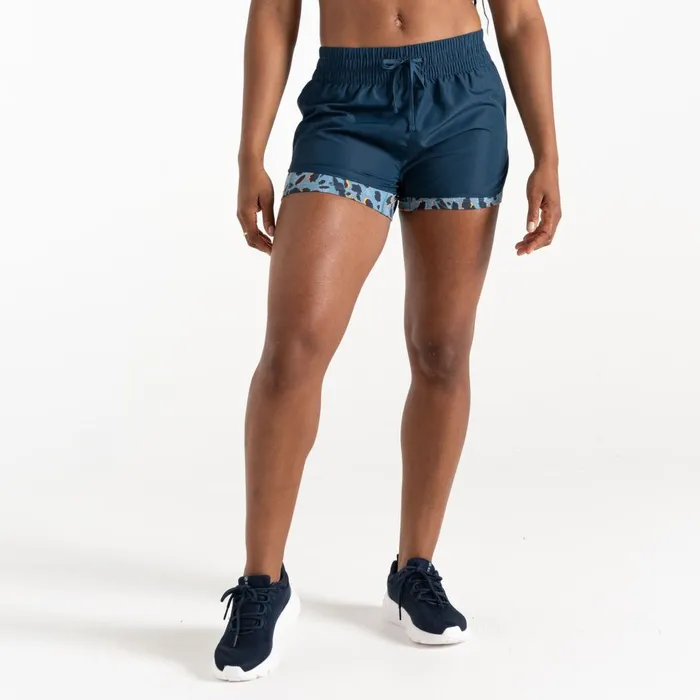 Dare 2b Shorts Sprint Up 2in1 Shorts Moonlight Denim Animal Print 8211 Women