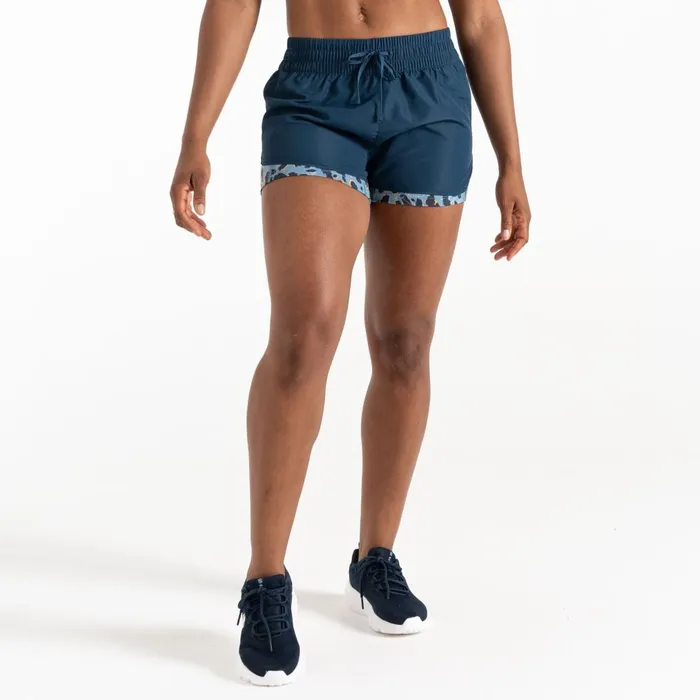 Dare 2b Shorts Sprint Up 2in1 Shorts Moonlight Denim Animal Print 8211 Women