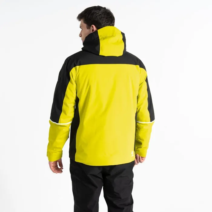 Dare 2b Ski Jackets Eagle Ski Jacket Neon Yellow Black 8211 Men