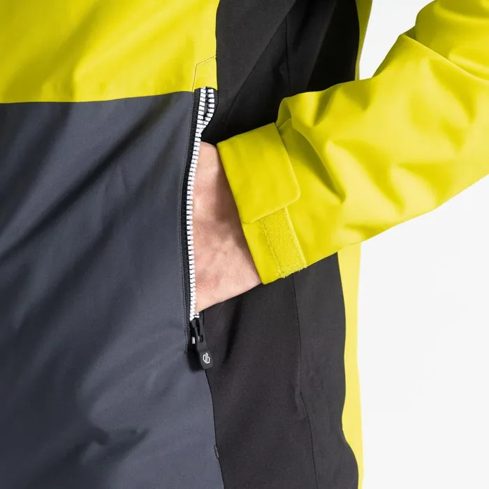 Dare 2b Ski Jackets Eagle Ski Jacket Neon Yellow Black 8211 Men