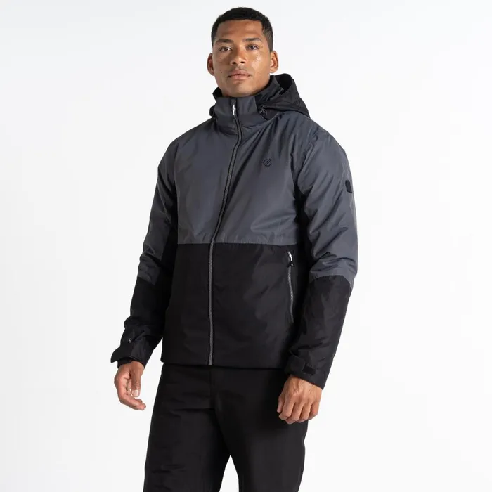 Dare 2b Ski Jackets Precision Ski Jacket Black Ebony Grey 8211 Men