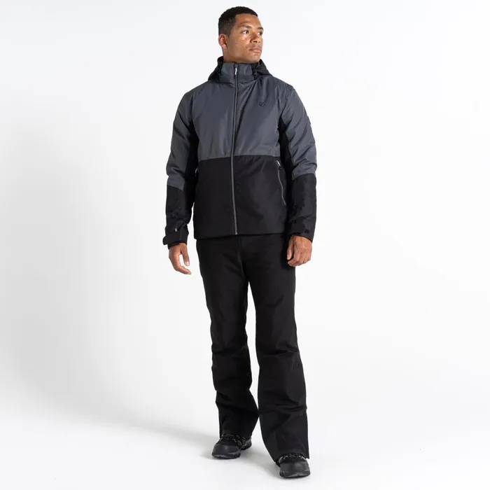 Dare 2b Ski Jackets Precision Ski Jacket Black Ebony Grey 8211 Men