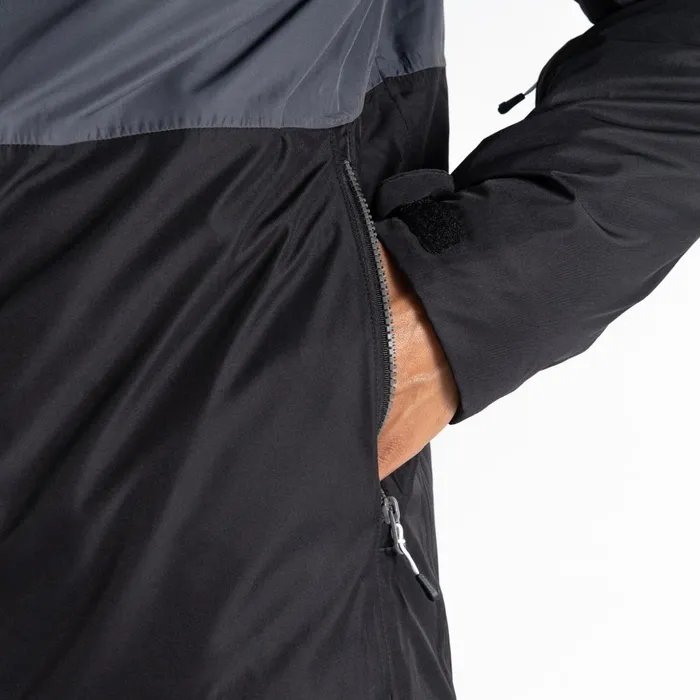 Dare 2b Ski Jackets Precision Ski Jacket Black Ebony Grey 8211 Men