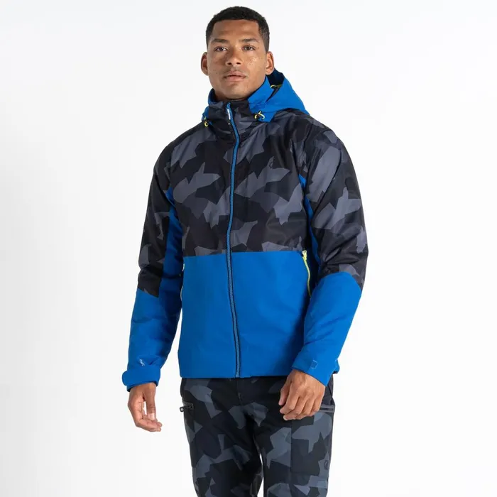 Dare 2b Ski Jackets Precision Ski Jacket Blue Black Geo 8211 Men