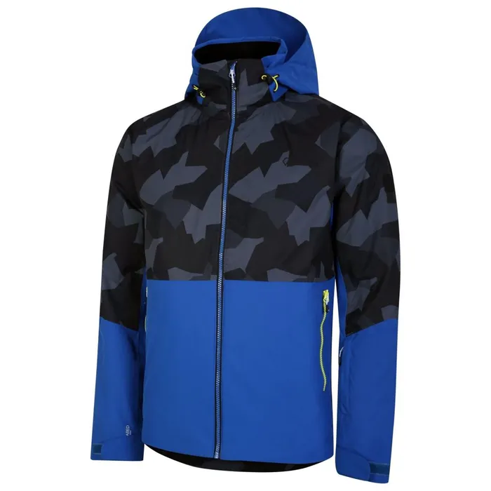 Dare 2b Ski Jackets Precision Ski Jacket Blue Black Geo 8211 Men