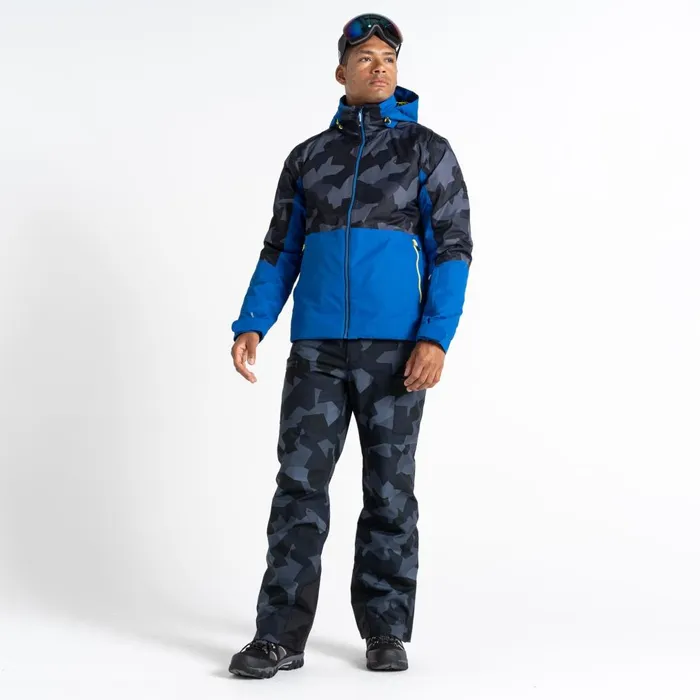 Dare 2b Ski Jackets Precision Ski Jacket Blue Black Geo 8211 Men