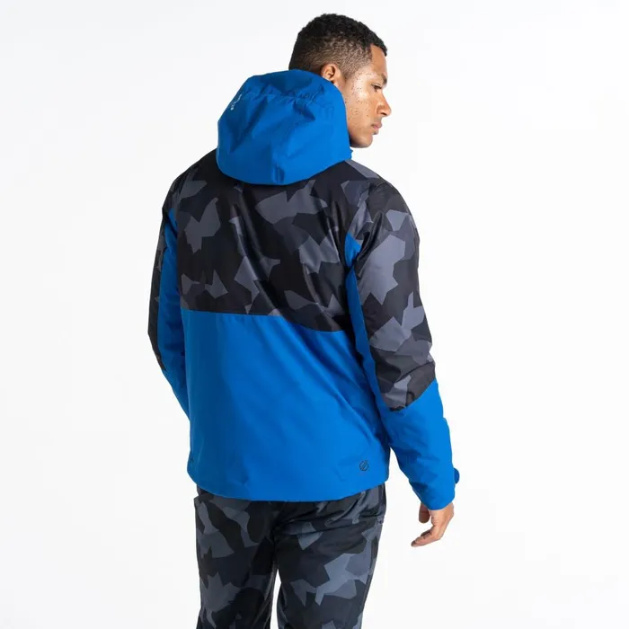 Dare 2b Ski Jackets Precision Ski Jacket Blue Black Geo 8211 Men