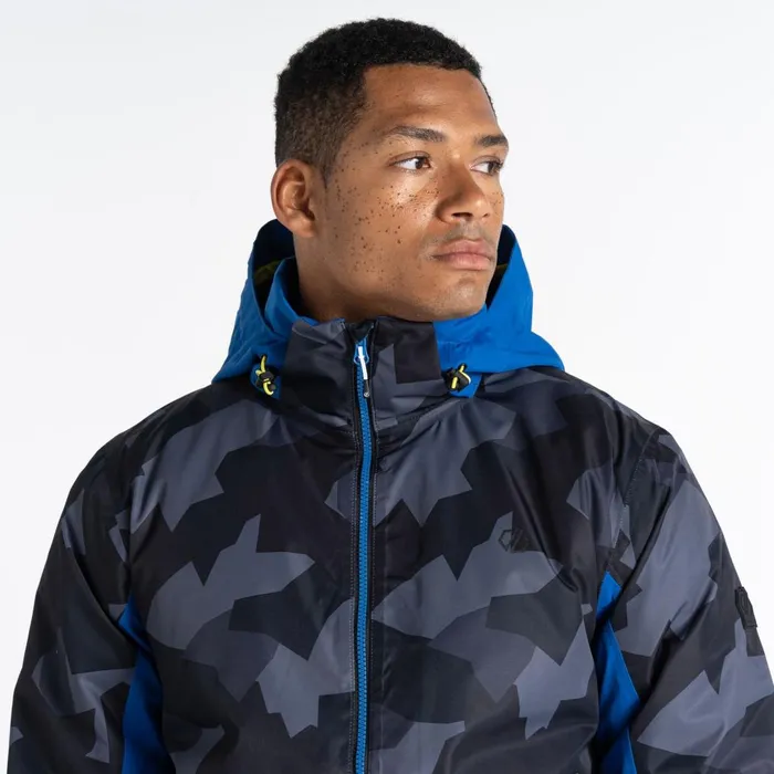 Dare 2b Ski Jackets Precision Ski Jacket Blue Black Geo 8211 Men
