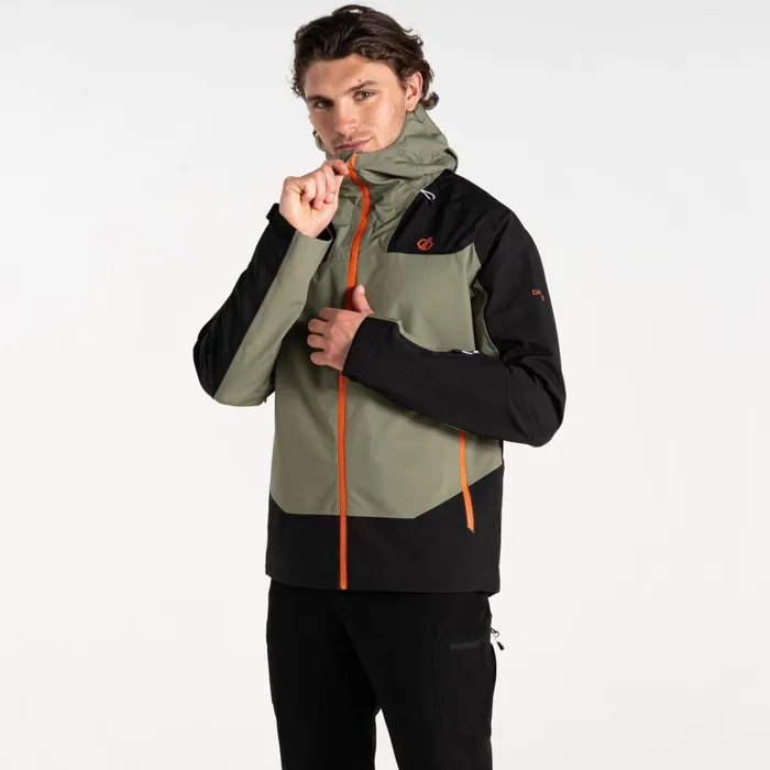 Dare 2b Ski Jackets Roving II Ski Jacket Olivine Green Black 8211 Men