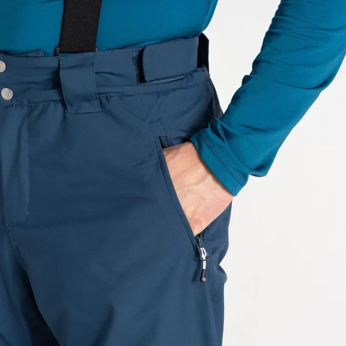 Dare 2b Ski Trousers and Salopettes Achieve II Recycled Ski Pants Moonlight Denim 8211 Men