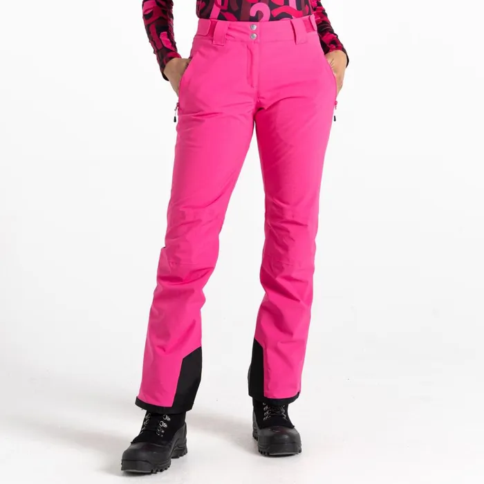Dare 2b Ski Trousers and Salopettes Effused II Recycled Ski Pants Pure Pink 8211 Women