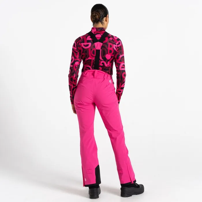 Dare 2b Ski Trousers and Salopettes Effused II Recycled Ski Pants Pure Pink 8211 Women