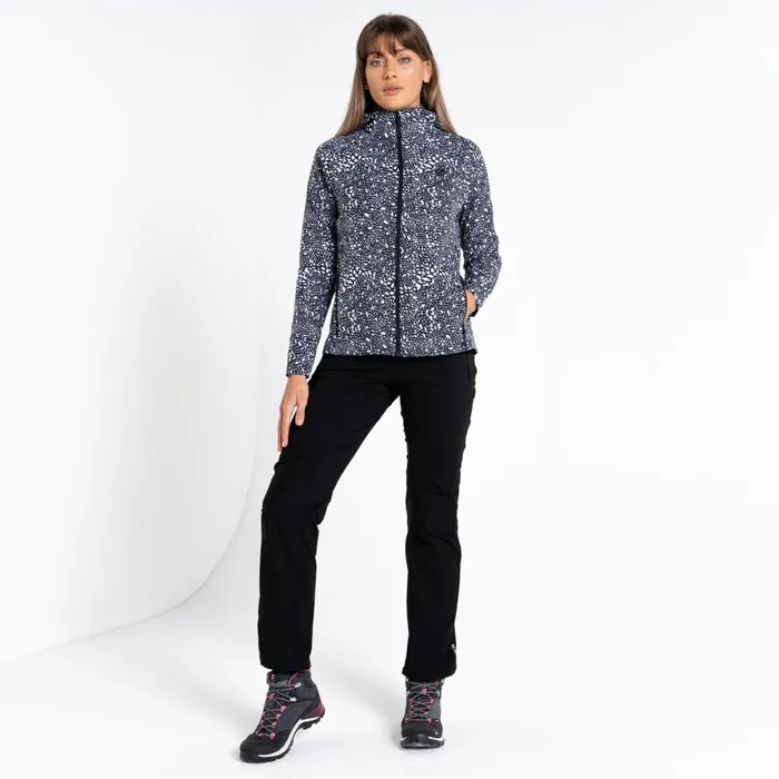 Dare 2b Softshell Jackets Far Out Softshell Jacket Black White Dot Print 8211 Women