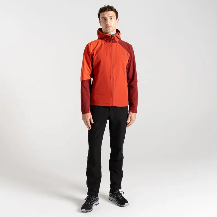 Dare 2b Softshell Jackets Lattitudinal II Softshell Jacket Tuscan Syrah Red 8211 Men