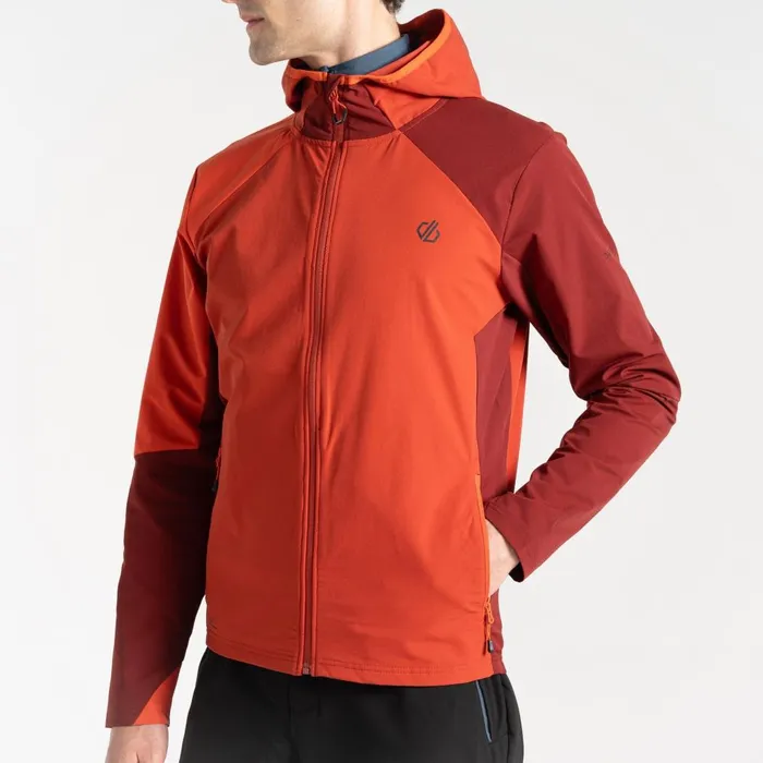 Dare 2b Softshell Jackets Lattitudinal II Softshell Jacket Tuscan Syrah Red 8211 Men