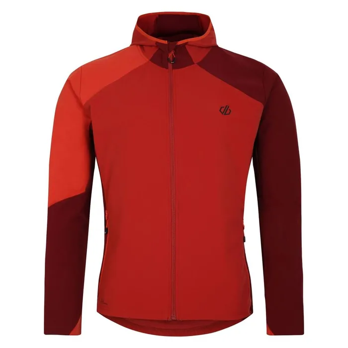 Dare 2b Softshell Jackets Lattitudinal II Softshell Jacket Tuscan Syrah Red 8211 Men