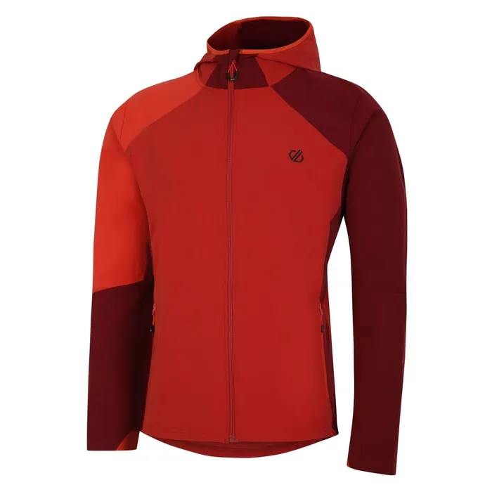 Dare 2b Softshell Jackets Lattitudinal II Softshell Jacket Tuscan Syrah Red 8211 Men