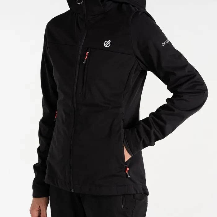 Dare 2b Softshell Jackets Lexan Softshell Jacket Black 8211 Women