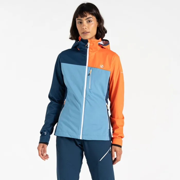 Dare 2b Softshell Jackets Lexan Softshell Jacket Niagara Blue Satsuma 8211 Women Dare 2b Softshell Jackets Lexan Softshell Jacket Niagara Blue Satsuma 8211 Women